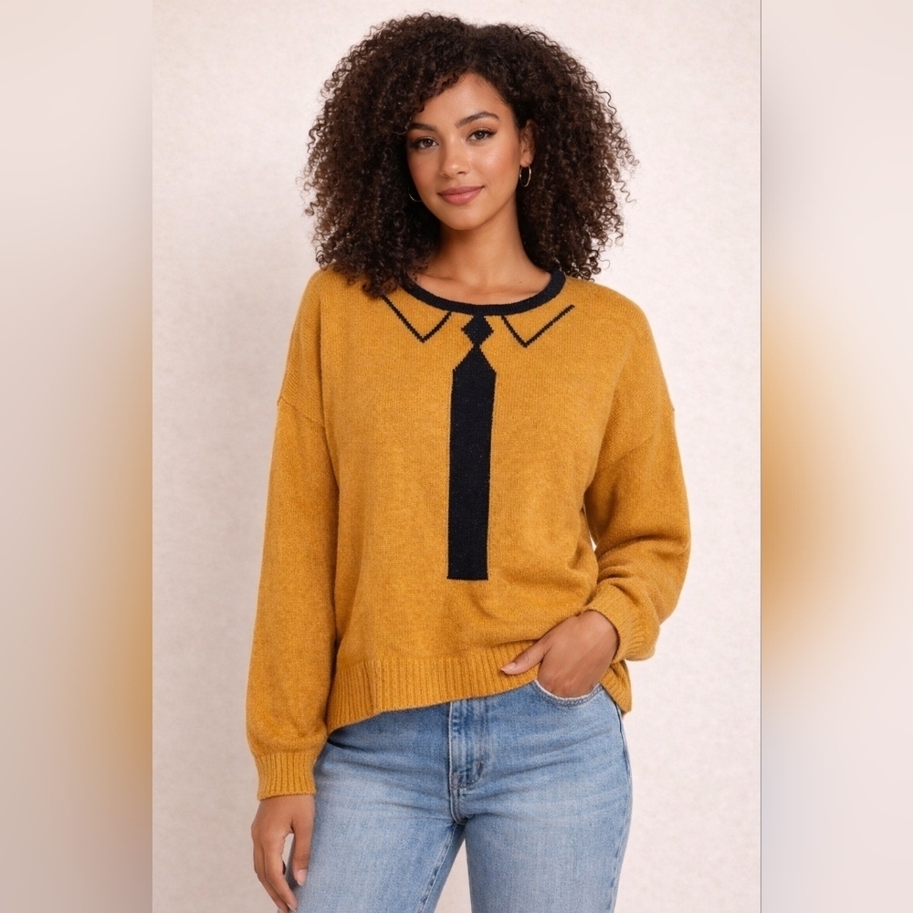 Wildfox Dinner Party Silk Wool - Loie Tie Sweater Size: Medium